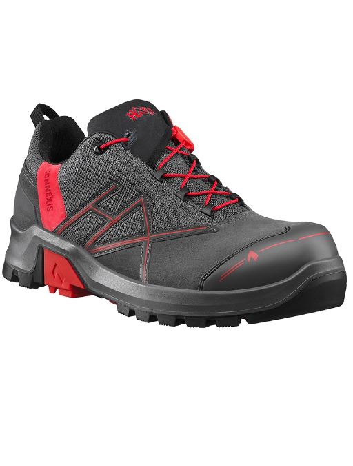 HAIX CONNEXIS SAFETY + GTX low Farbe GREY-RED Gr. 9.5(44)