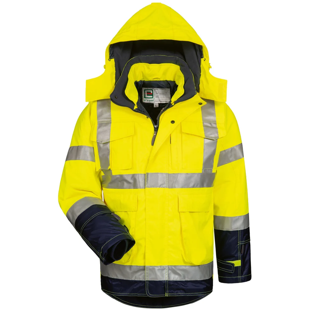 *BENJAMIN* 3IN1 WARNSCHUTZ - JACKE - gelb Gr. M