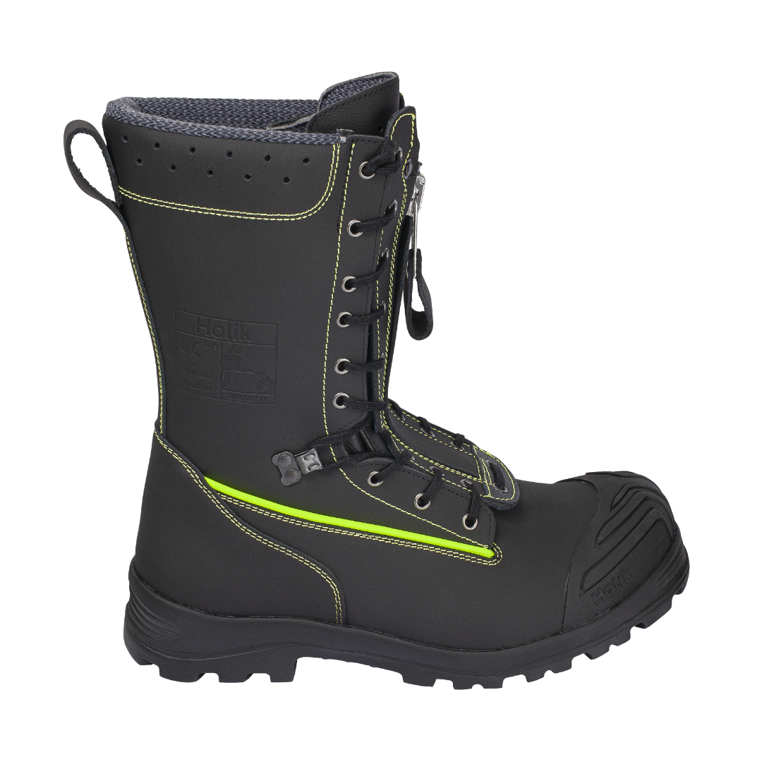 Holik Feuerwehrstiefel Schnürstiefel LUKOV GII PU Gr. 36