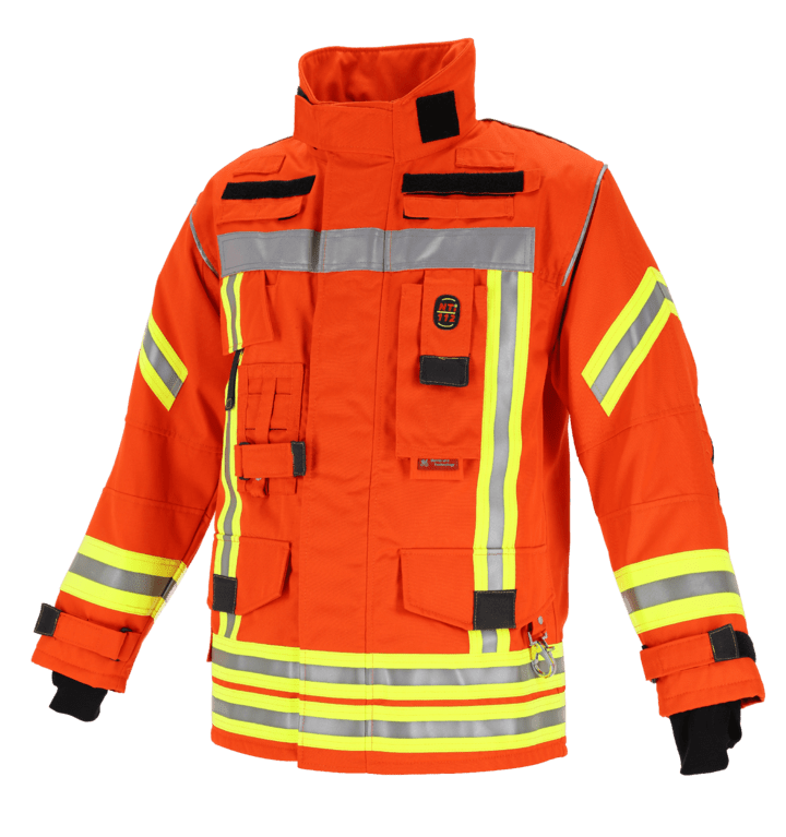 Novotex Feuerwehr Überjacke NTI 112 HUPF Model1 -ORANGE-