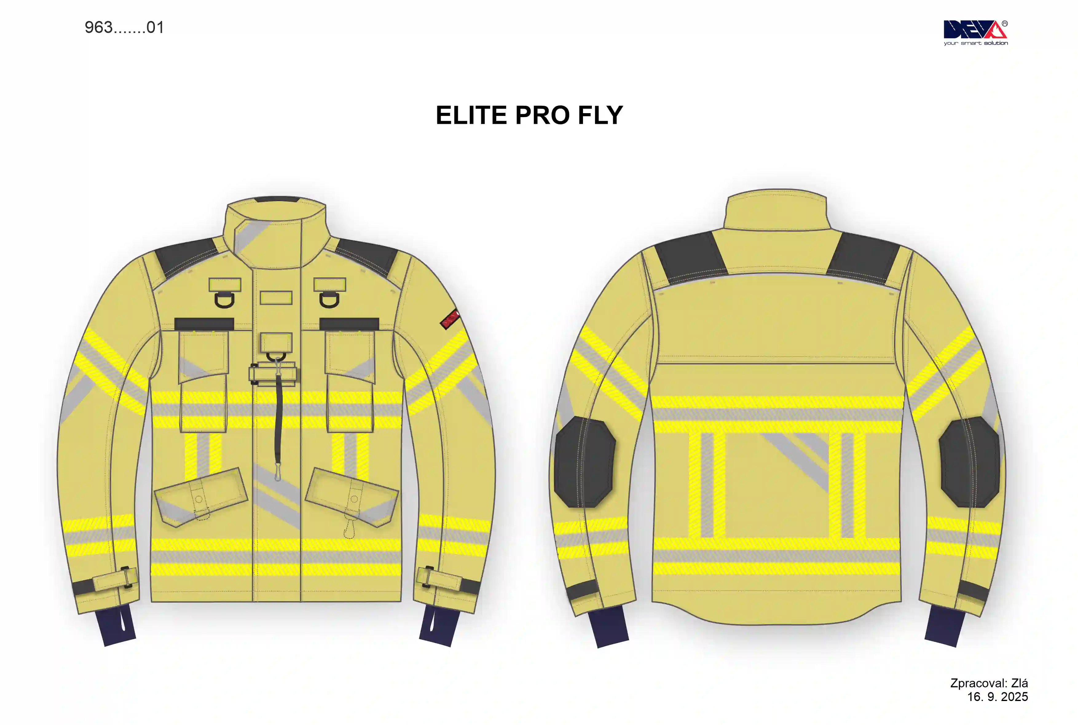 Feuerwehr Überjacke DEVA RED FOX Elite Pro