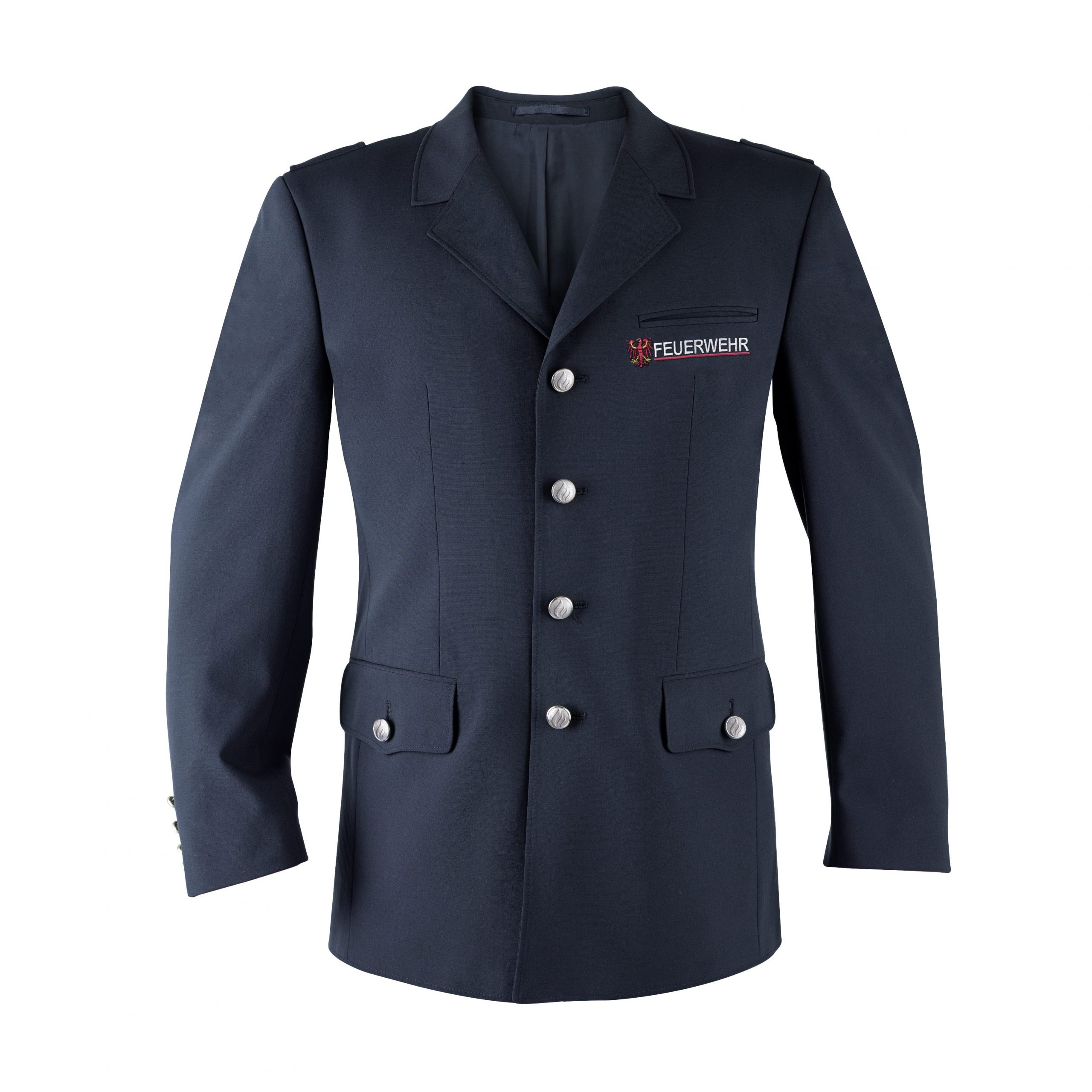 Büttner Uniformjacke Herren Brandenburg - Knöpfe SILBER