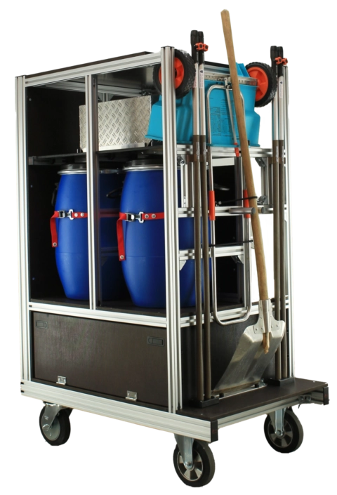 Jerg Rollcontainer "Ölspur" OHNE Totmann-Bremse
