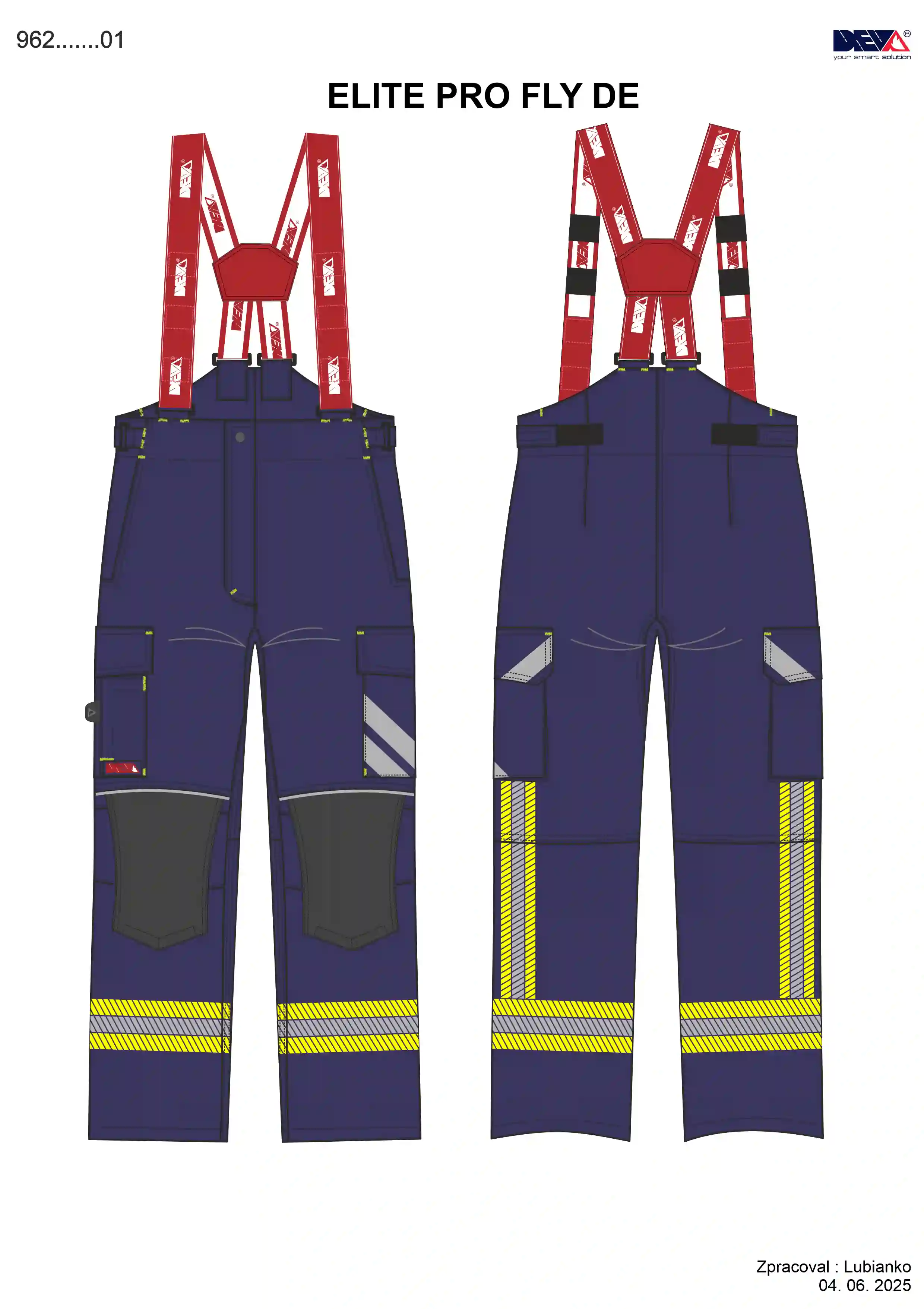 Feuerwehr Überhose DEVA  RED FOX Elite Pro