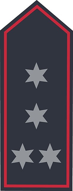 Schulterklappen BB 1. Hauptbrandmeister