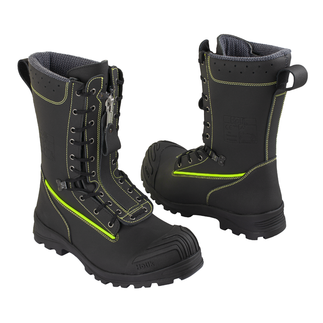 Holik Feuerwehrstiefel Schnürstiefel LUKOV GII PU Gr. 36