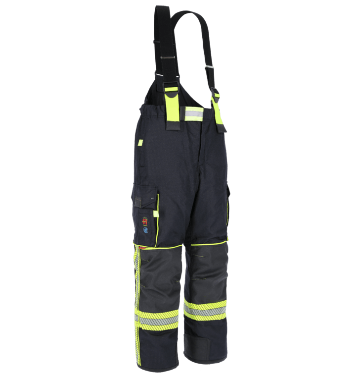 Novotex Feuerwehr Überhose NTI 112 Model2 -SCHW/BLAU- segment. Gr. LI(L50/52)