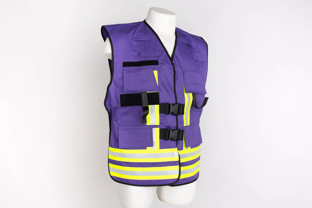 Pelkotex Funktions-Kennzeichnungsweste violett