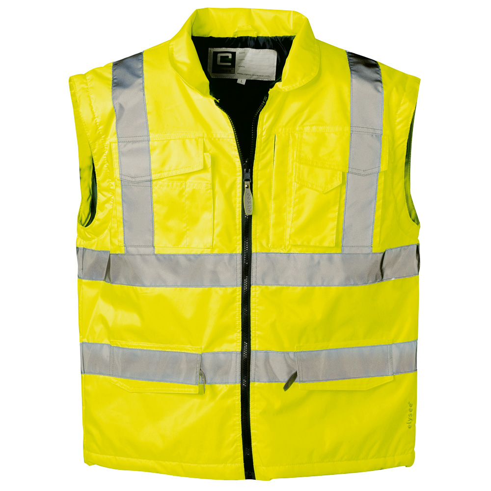 *BENJAMIN* 3IN1 WARNSCHUTZ - JACKE - gelb Gr. M