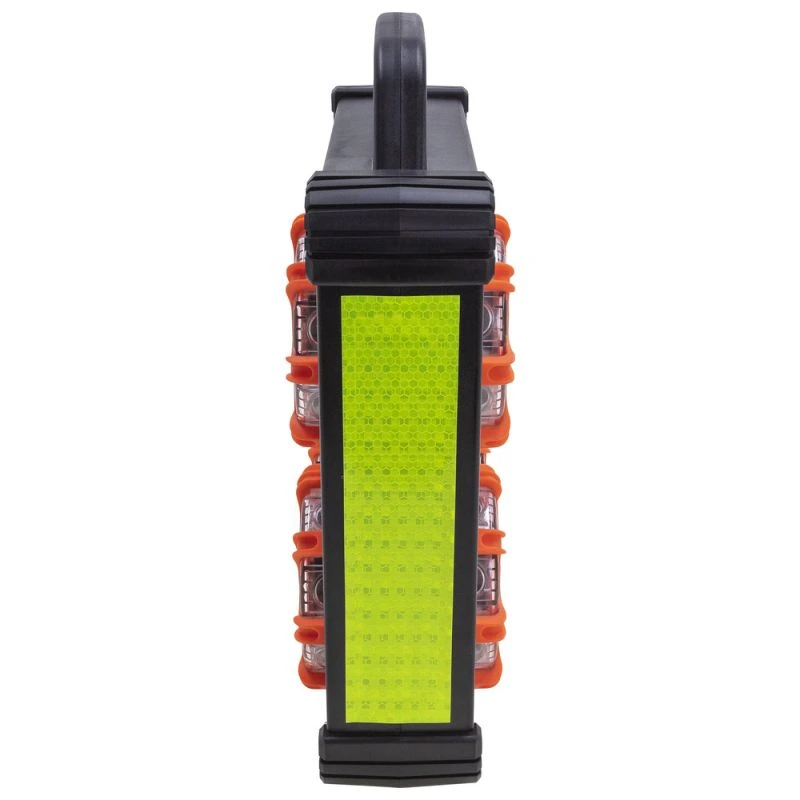 LED-Signalleuchten-Set SyncFlare 6 Stk. im Transportkoffer, gelb/blau/grün