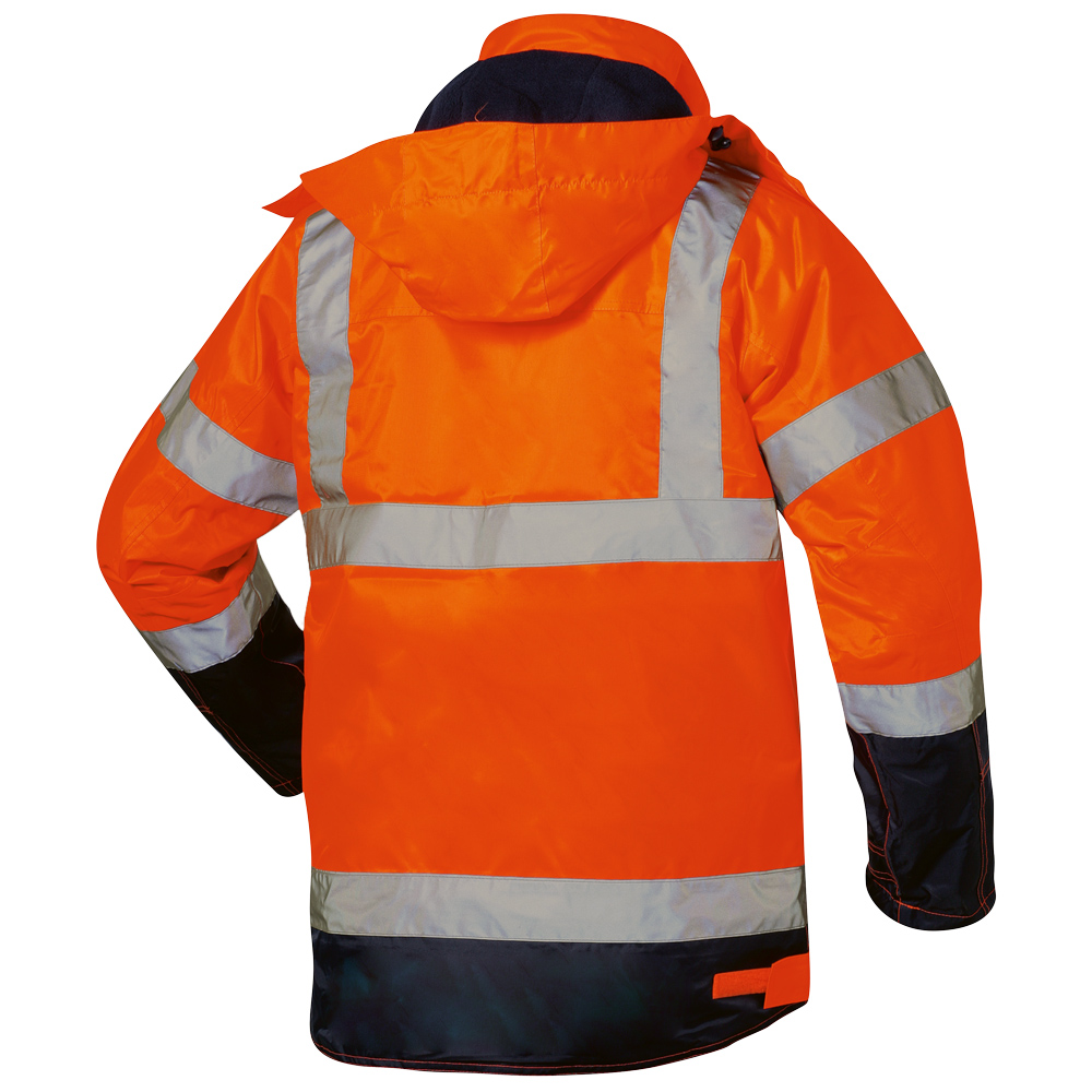 *PHILIPP* 3IN1 WARNSCHUTZ - JACKE - orange Gr. M