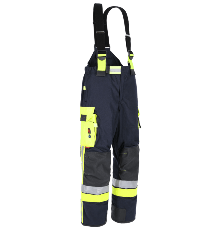 Novotex Feuerwehr Einsatzbundhose NTI Allrounder -GELB/BLAU-