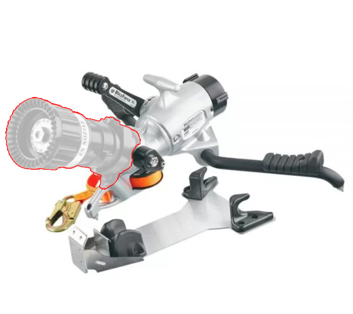 Monitor Alpina Blitzforce B-Storz tragbarer Wasserwerfer