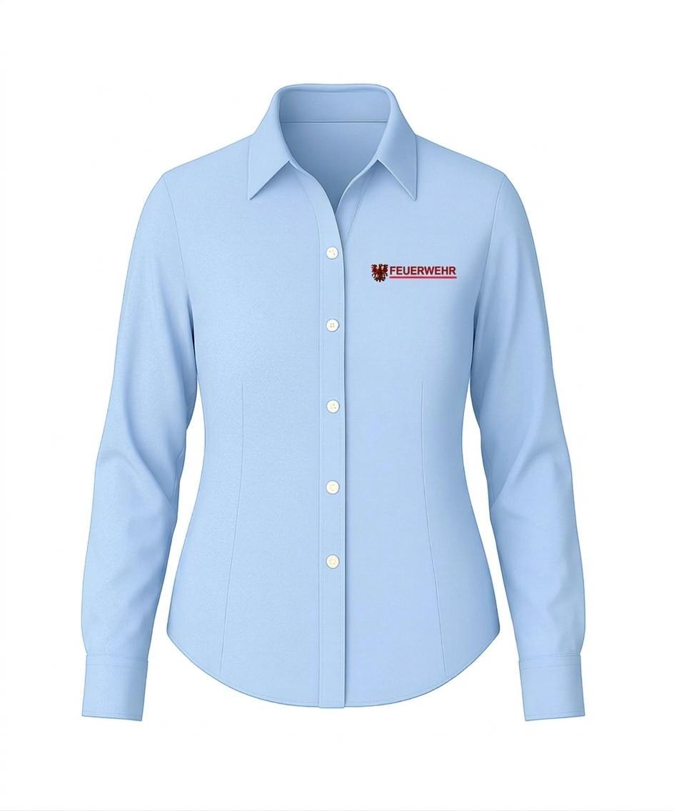 Klassiker Tagesdienst Bluse 1/1 Brandenburg Damen -HELLBLAU- Gr. 56
