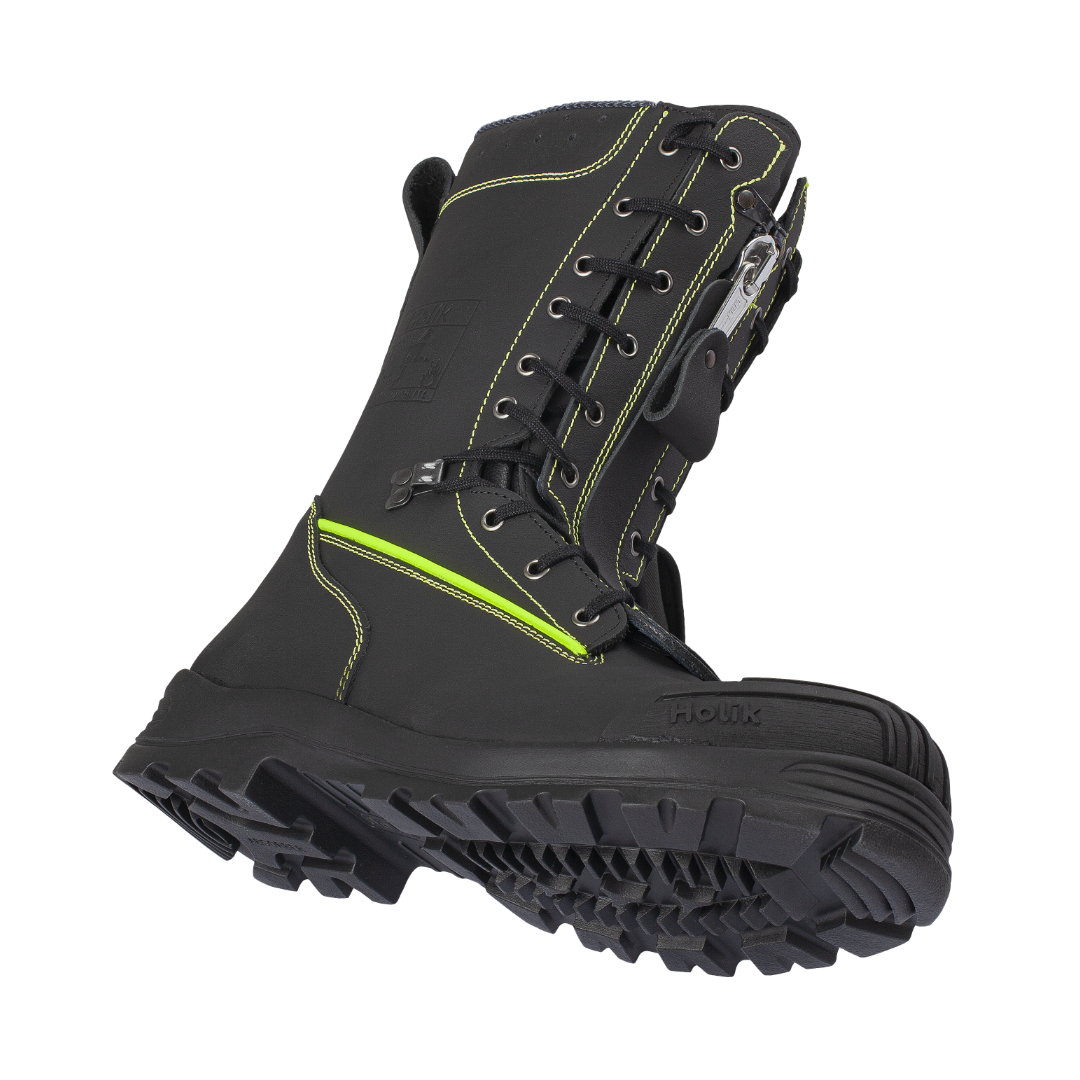 Holik Feuerwehrstiefel Schnürstiefel LUKOV GII PU Gr. 36