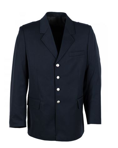 Klassiker Uniformjacke, Form Sachsen, Trikotine mit Knopf und Trense Gr. 64