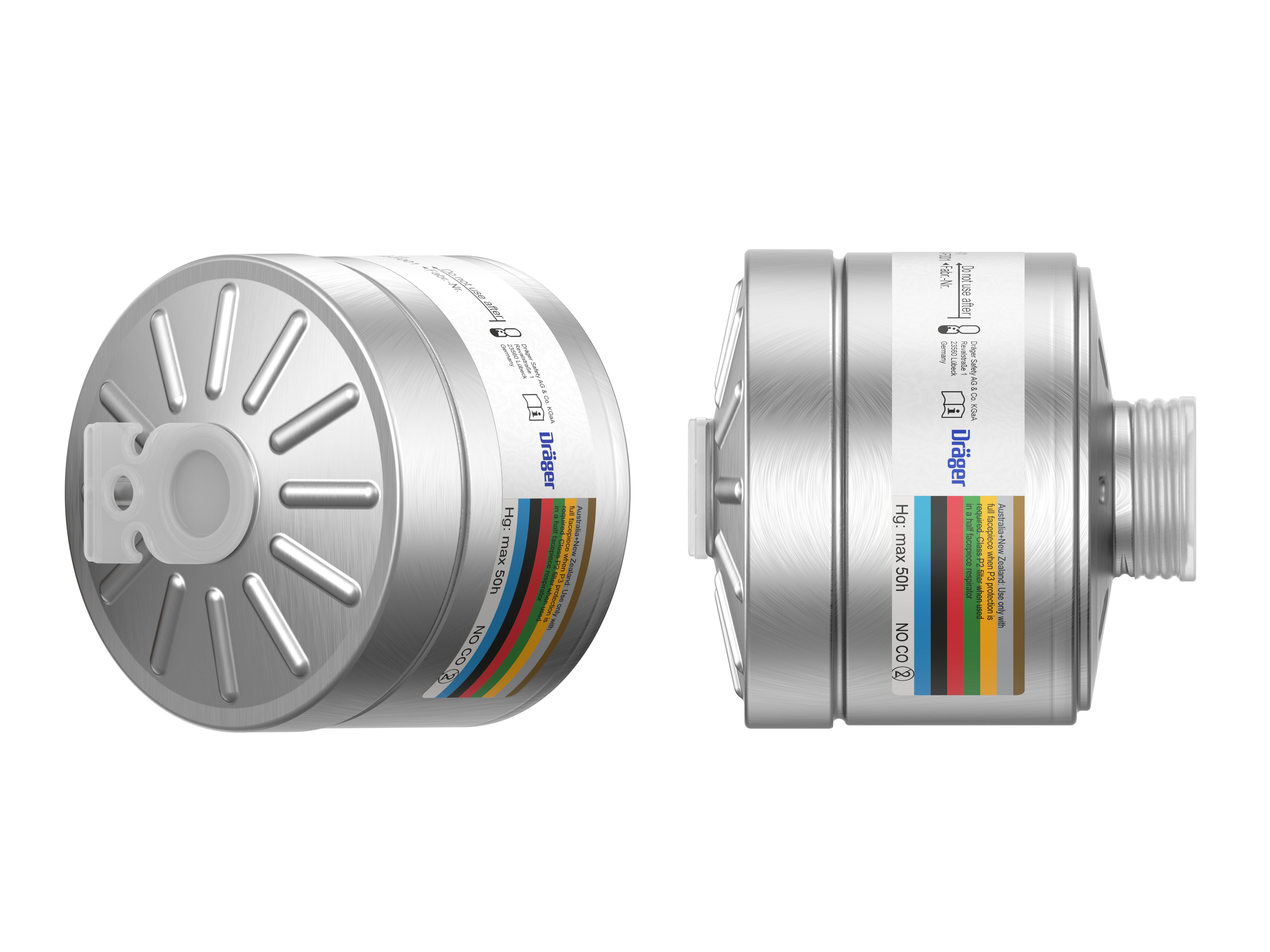 Dräger Kombinationsfilter 1140 ABEK2 HgNO/CO P3 R D