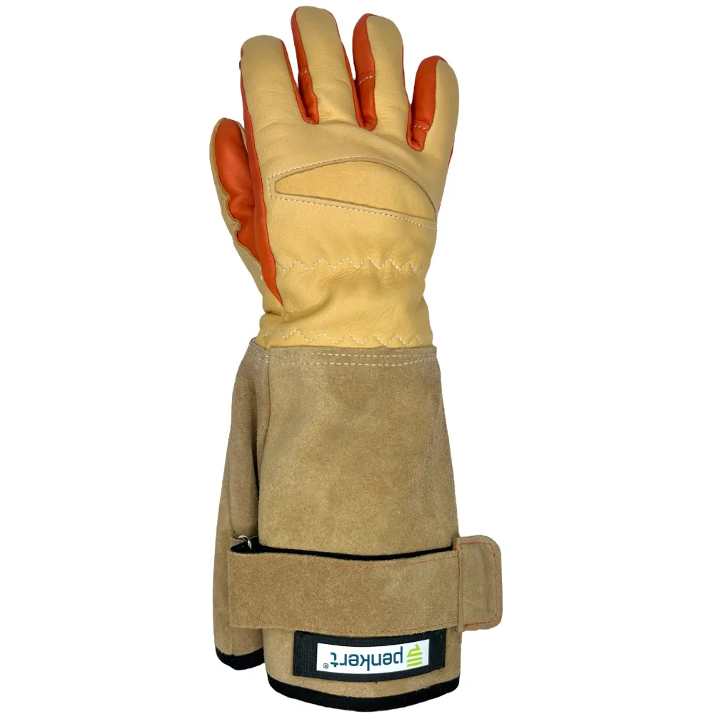 Penkert ELK DEFENDER 3.0 Long Handschuhe MIT langer Lederstulpe Gr. 8
